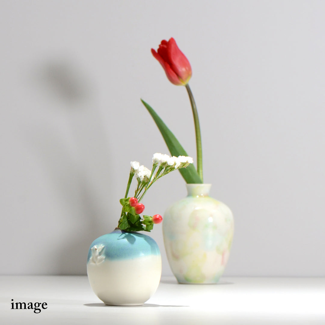 陶芸家イカンソク / 一輪挿し / ik_ichi02 / 口径約 φ1.4cm / 花瓶