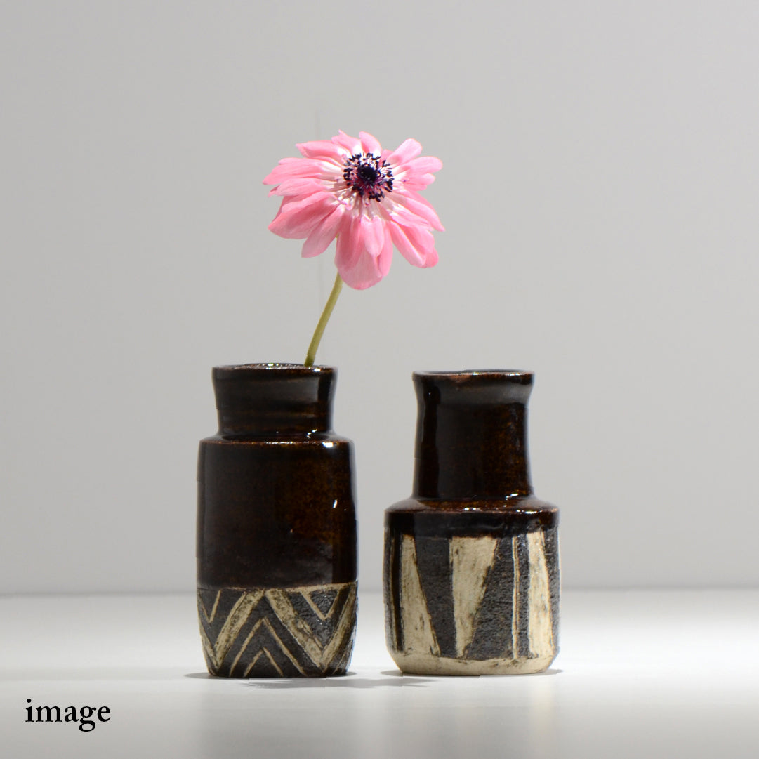 鈴木典子/ 一輪挿し / folk art02_ichi02 / 口径約 φ1.2cm / 花瓶