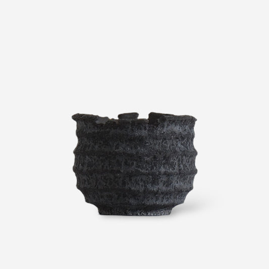 菊地元野 / AVOCADO BORDER ブラック 06 / S / 約φ7.5cm / 植木鉢