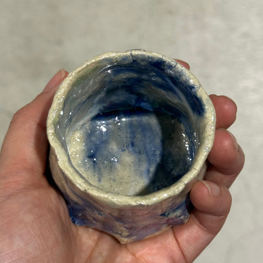 木村 貴史 / 青白釉彩ぐい呑 /kt_06/ 酒器 / お正月に /お祝い