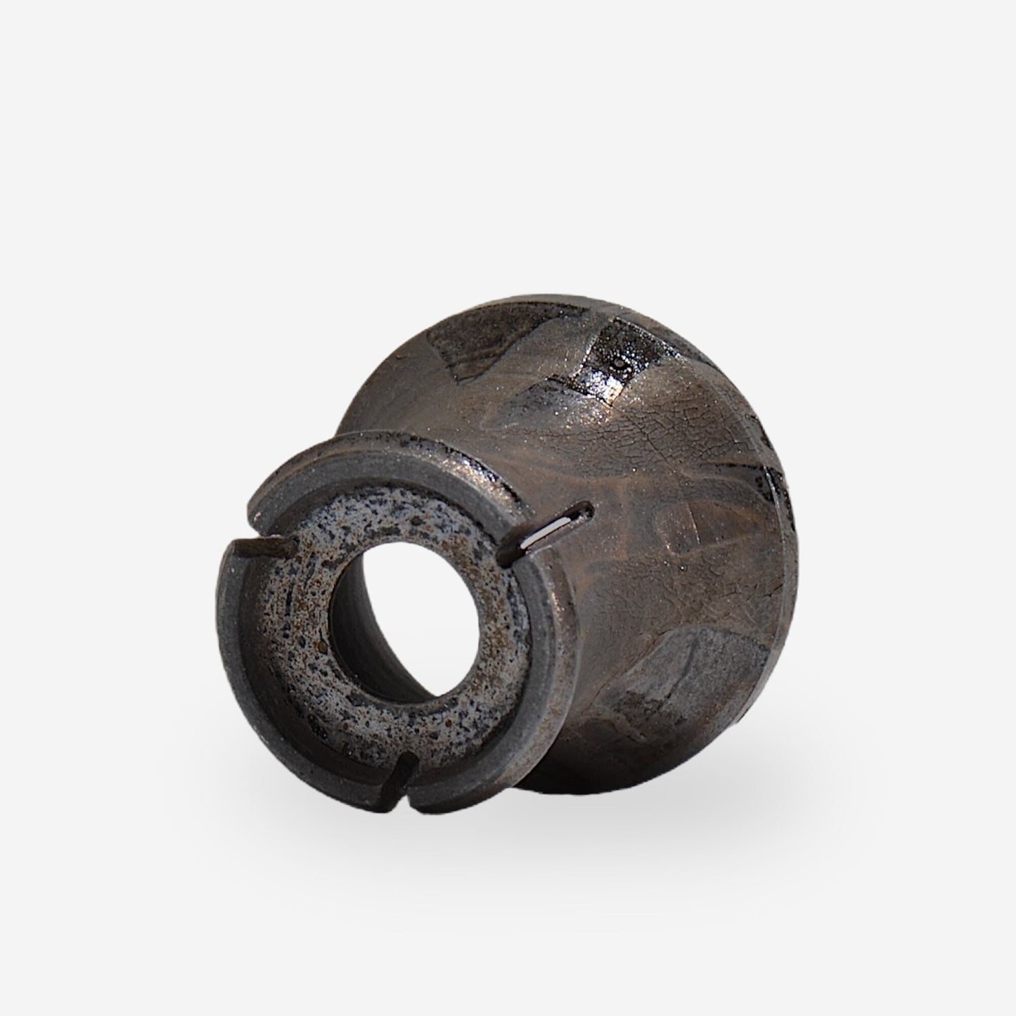 沼野秀章 / black_wrap 04 / 約 φ12.5cm / 植木鉢