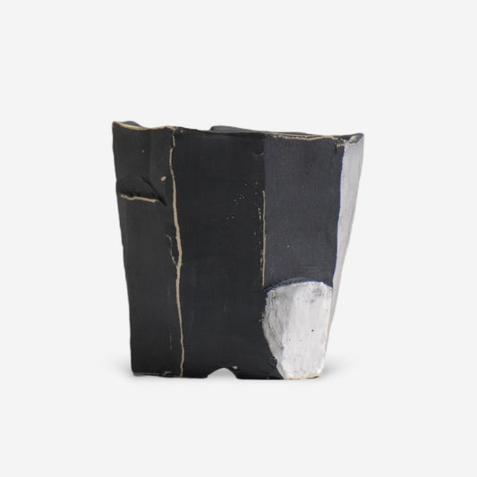 東絵里 kurogane02_05 / 銀彩 / M / 約φ10cm / 植木鉢