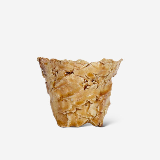 木村 貴史 / DEISAI 147 アメ釉 H / 約 φ11cm / 植木鉢