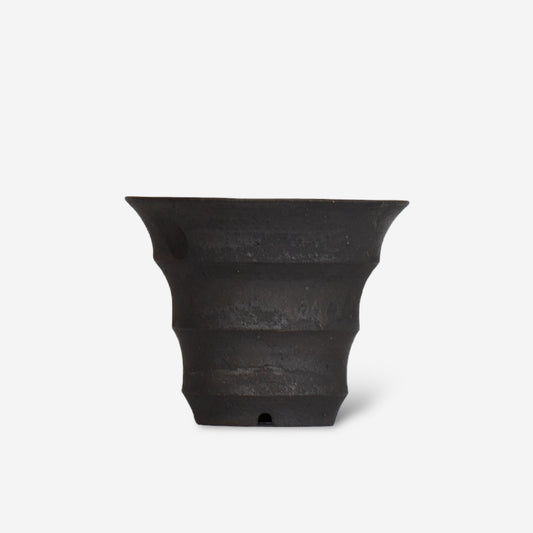 I - moniee / KUROKINUN07 - 04 / 約 φ13.4cm / 植木鉢