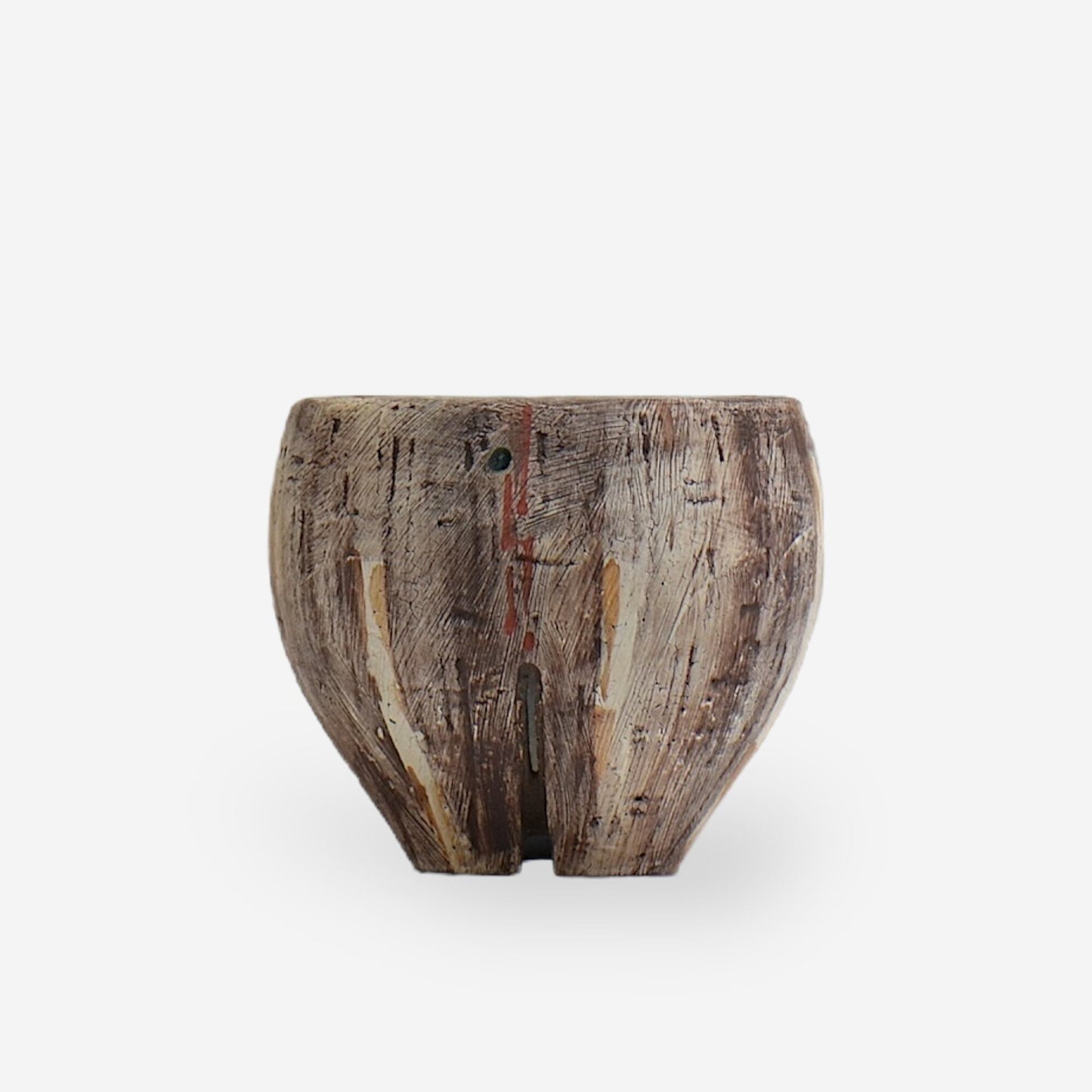 沼野秀章 / 刻む音 03 / 約 φ 9.6 cm / 植木鉢