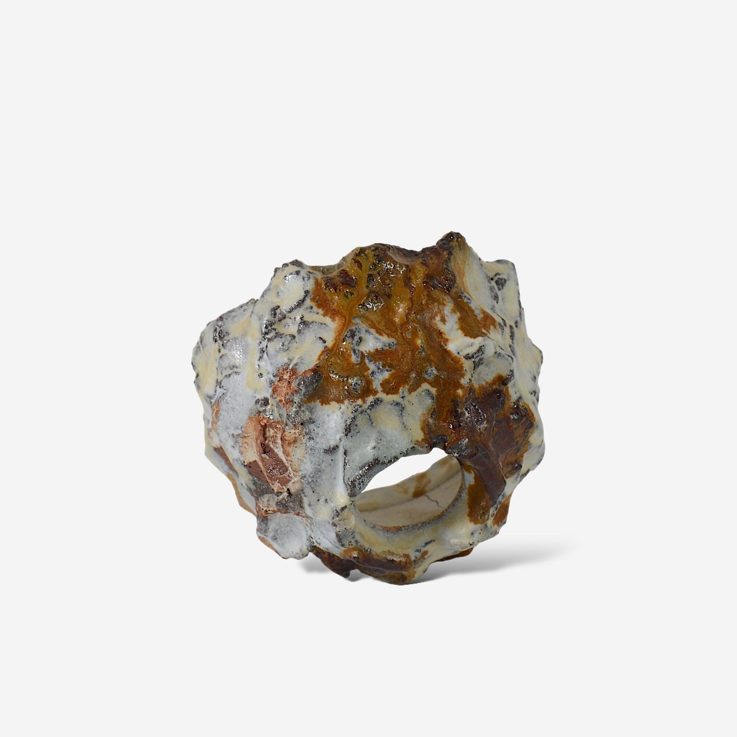 木村 貴史 / POP DEISAI 162 白釉赤 F5 <約 φ10.5cm>