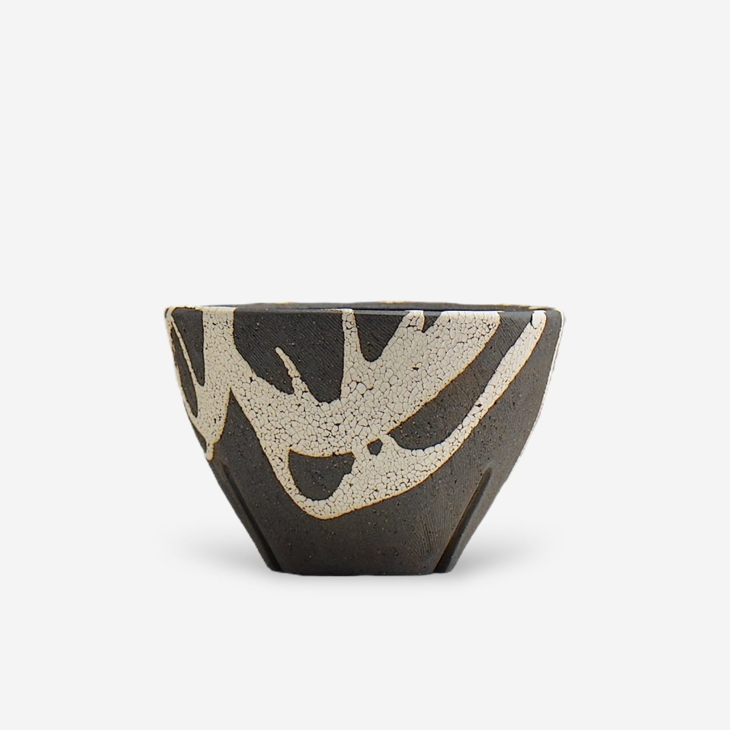 沼野 秀章 / 黒二白 / M / Nu02_bwh012/ 約φ13.2cm / 植木鉢