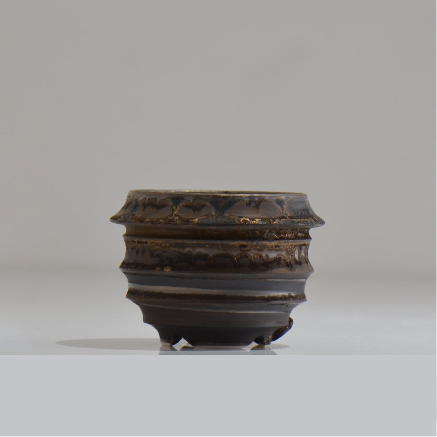 陶房Kibi / マルチエッジS04_03 / XS / 約 φ7.7cm / 植木鉢