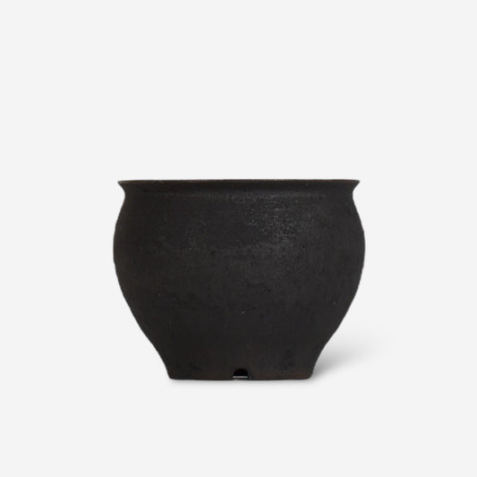 I - moniee / KUROKINUN06 - 08 / 約 φ10.5cm / 植木鉢