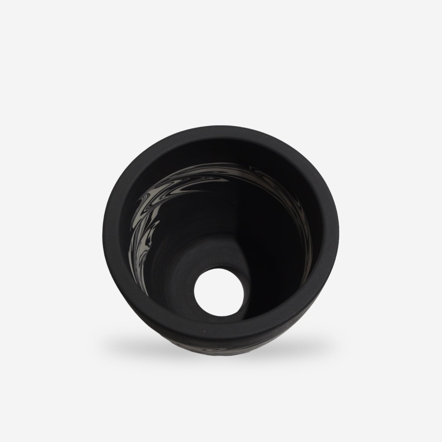 山本真郎 / 黒仙-kokusen007 / 約φ11.5cm / 植木鉢