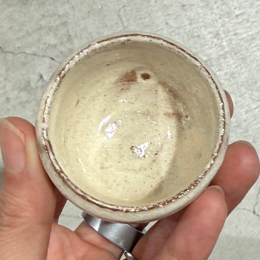 川合 牧人 / 粉引お猪口 / km_04/ 酒器 / お正月に /お祝い