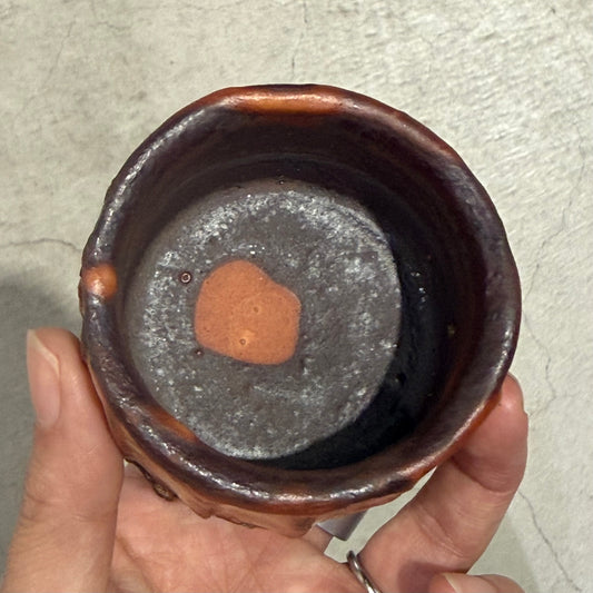 菊地元野 / 薪窯 志野 ぐい呑み / kg_01/ 酒器 / お正月に /お祝い