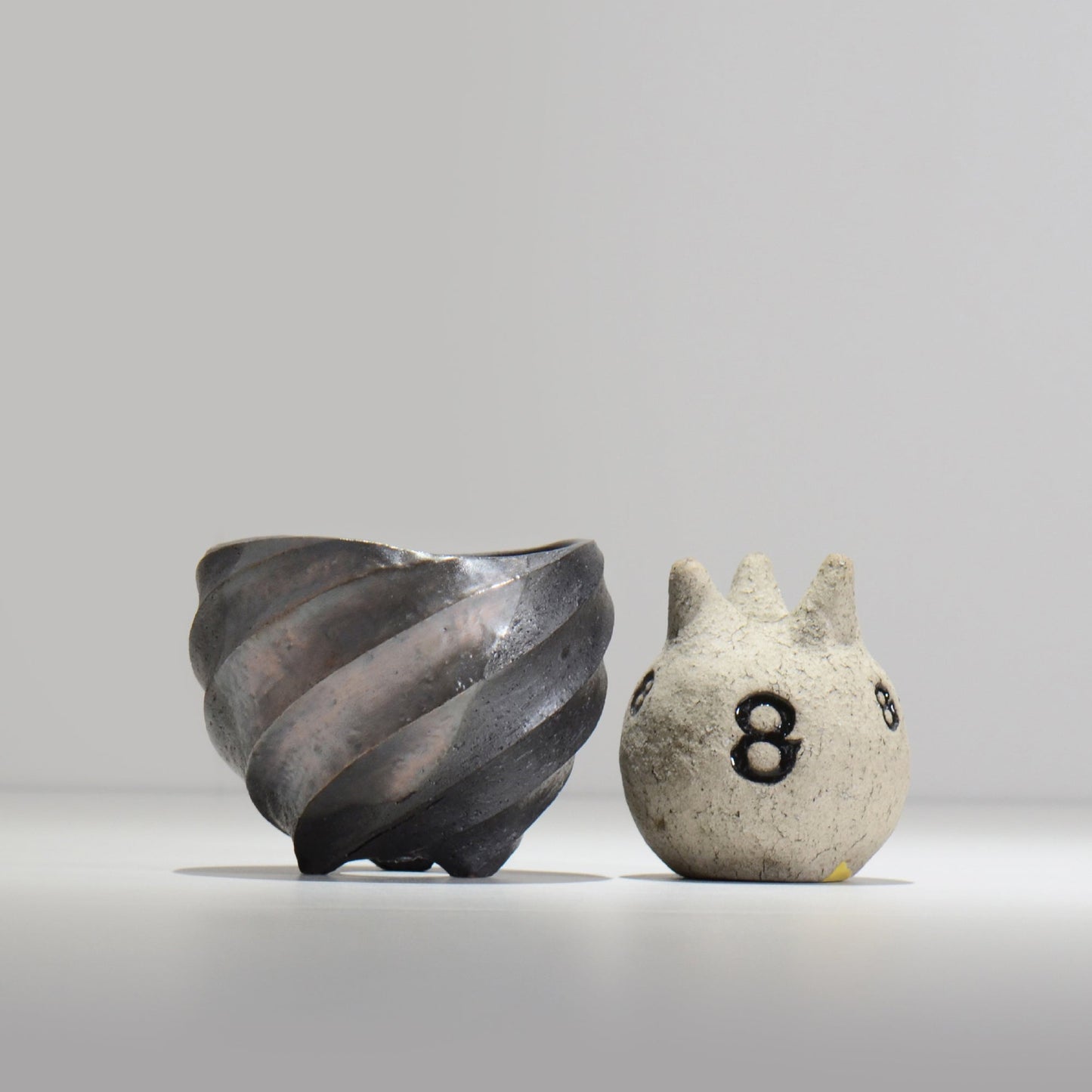 沖誠 / SPIIRAL_SILVER_02 / 約φ11.2cm  / 植木鉢