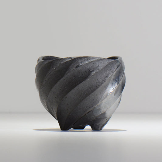 沖誠 / SPIIRAL_SILVER_10 / 約φ14.4cm / 植木鉢