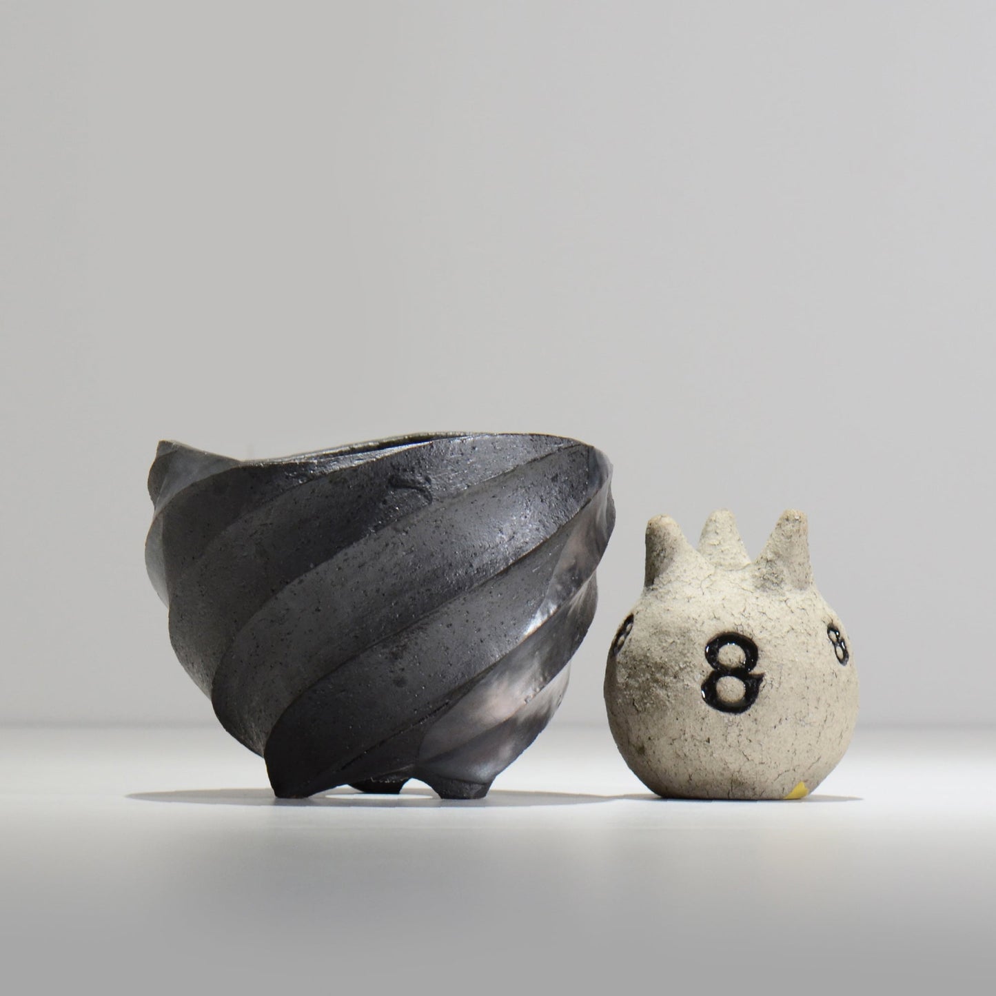 沖誠 / SPIIRAL_SILVER_12 / 約φ14.2cm  / 植木鉢