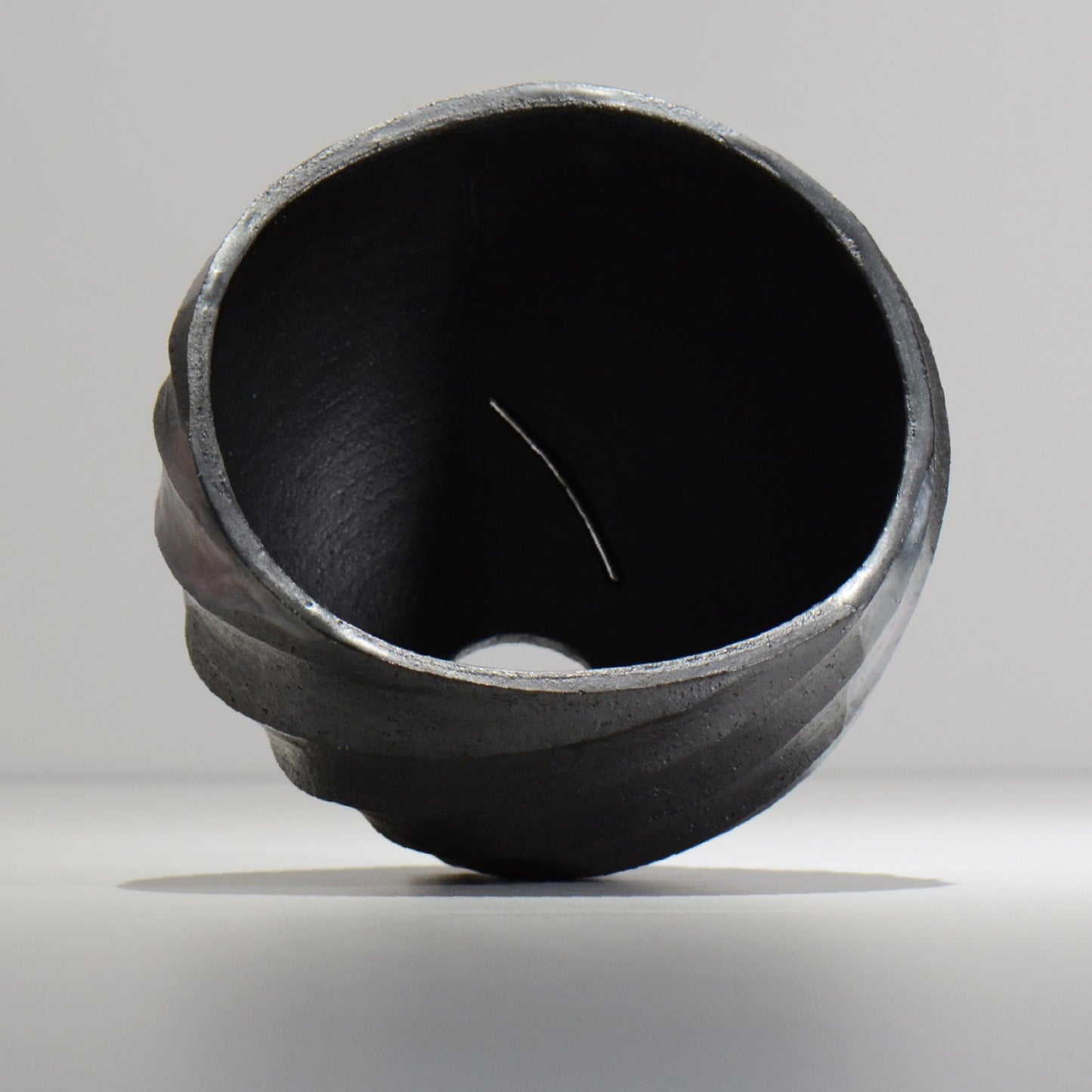 沖誠 / SPIIRAL_SILVER_17 / 約φ17.6cm / 植木鉢