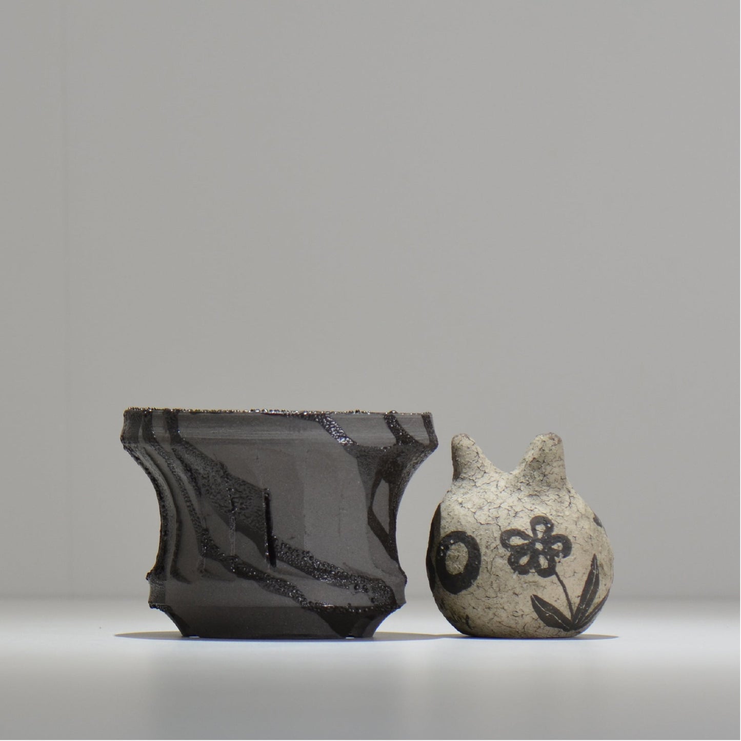 穂髙隆児 /akatuski02_05/ 約φ12.6cm / 植木鉢