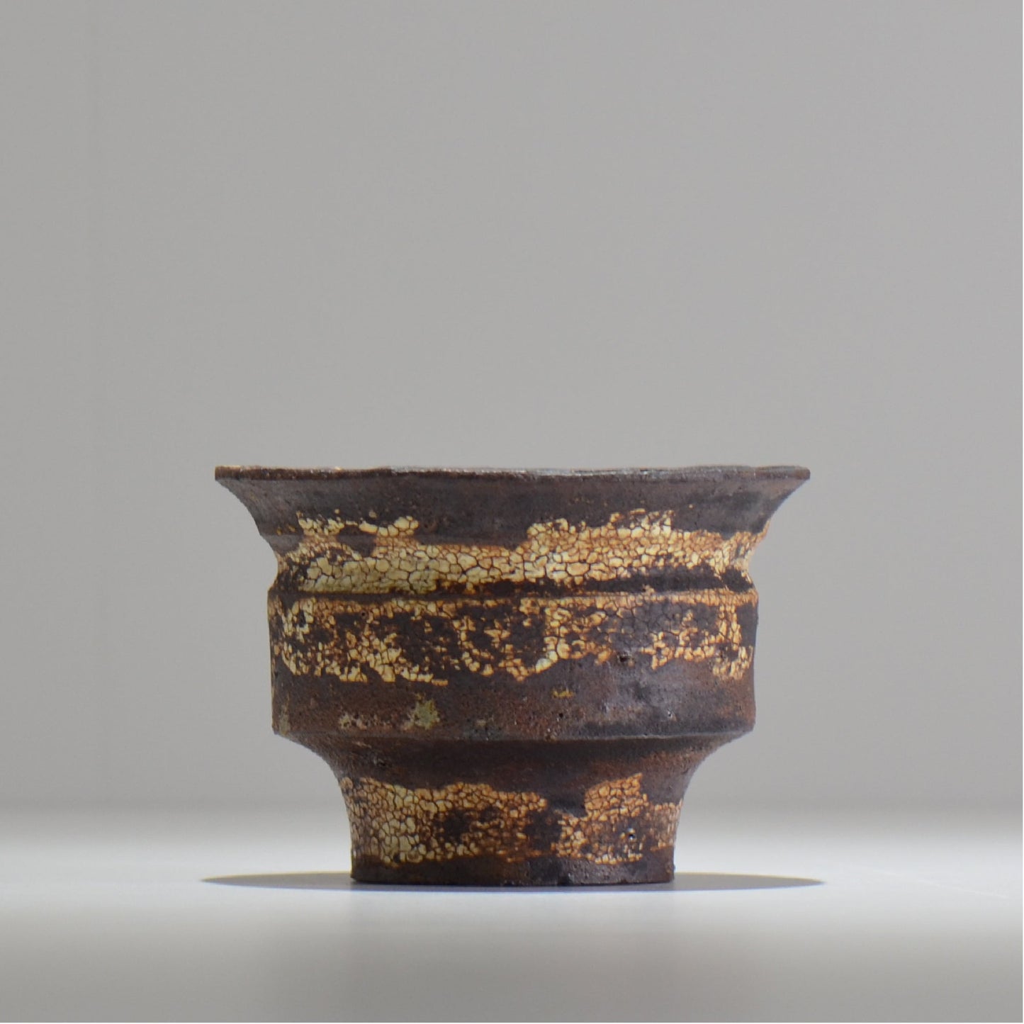 山下太 / ASOBO 罅(ひび)/ 07 / 約 φ12.8cm / 植木鉢