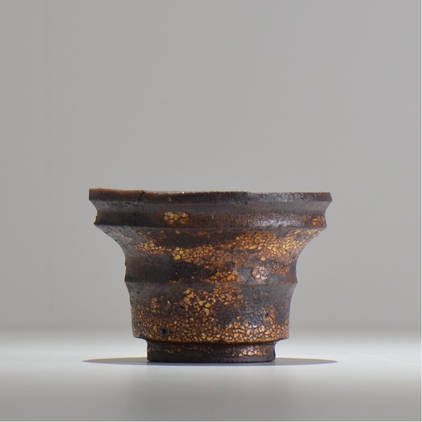 山下太 / ASOBO 罅(ひび)/ 09 / 約 φ12.5cm / 植木鉢