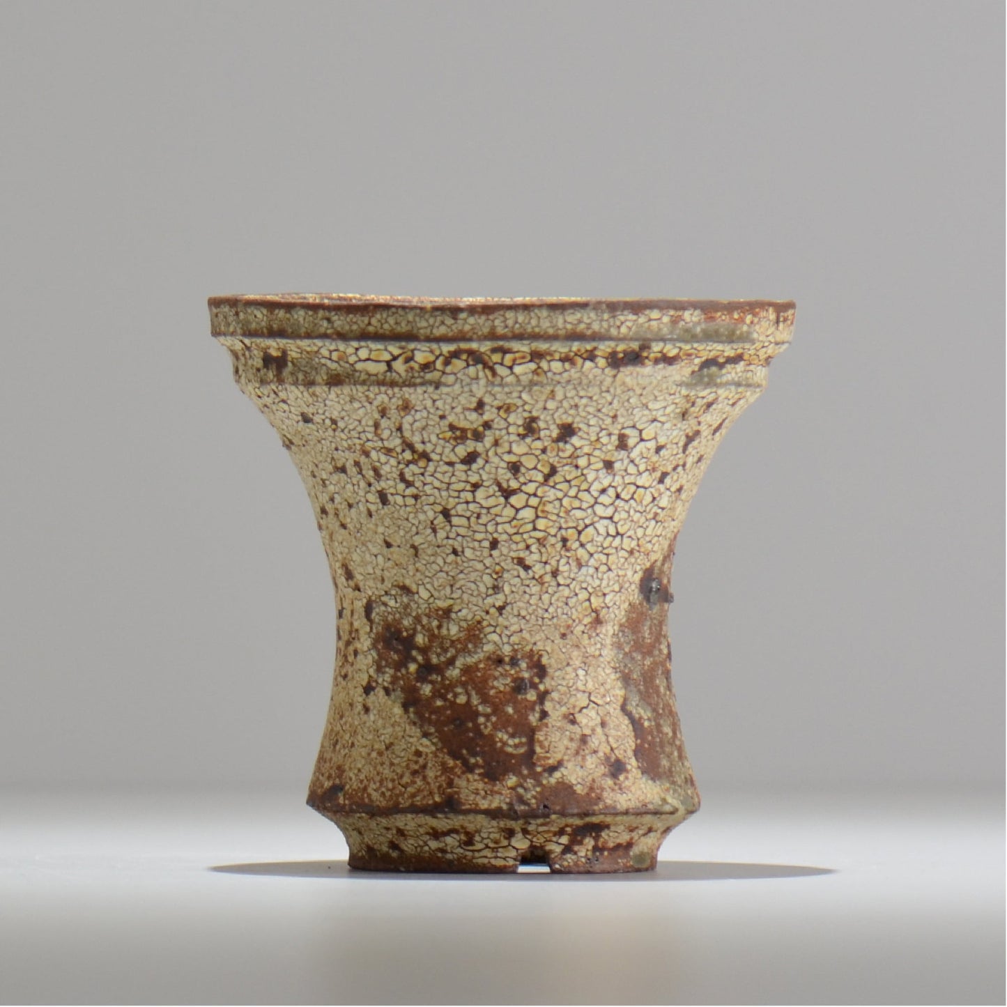 山下太 / ASOBO 罅(ひび)/ 11 / 約 φ12.2cm / 植木鉢