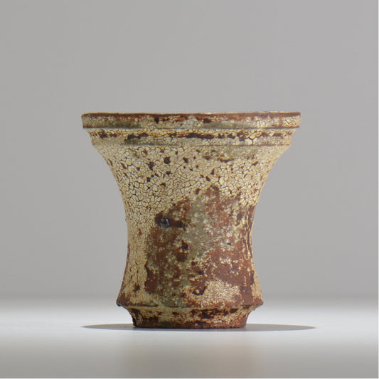 山下太 / ASOBO 罅(ひび)/ 11 / 約 φ12.2cm / 植木鉢