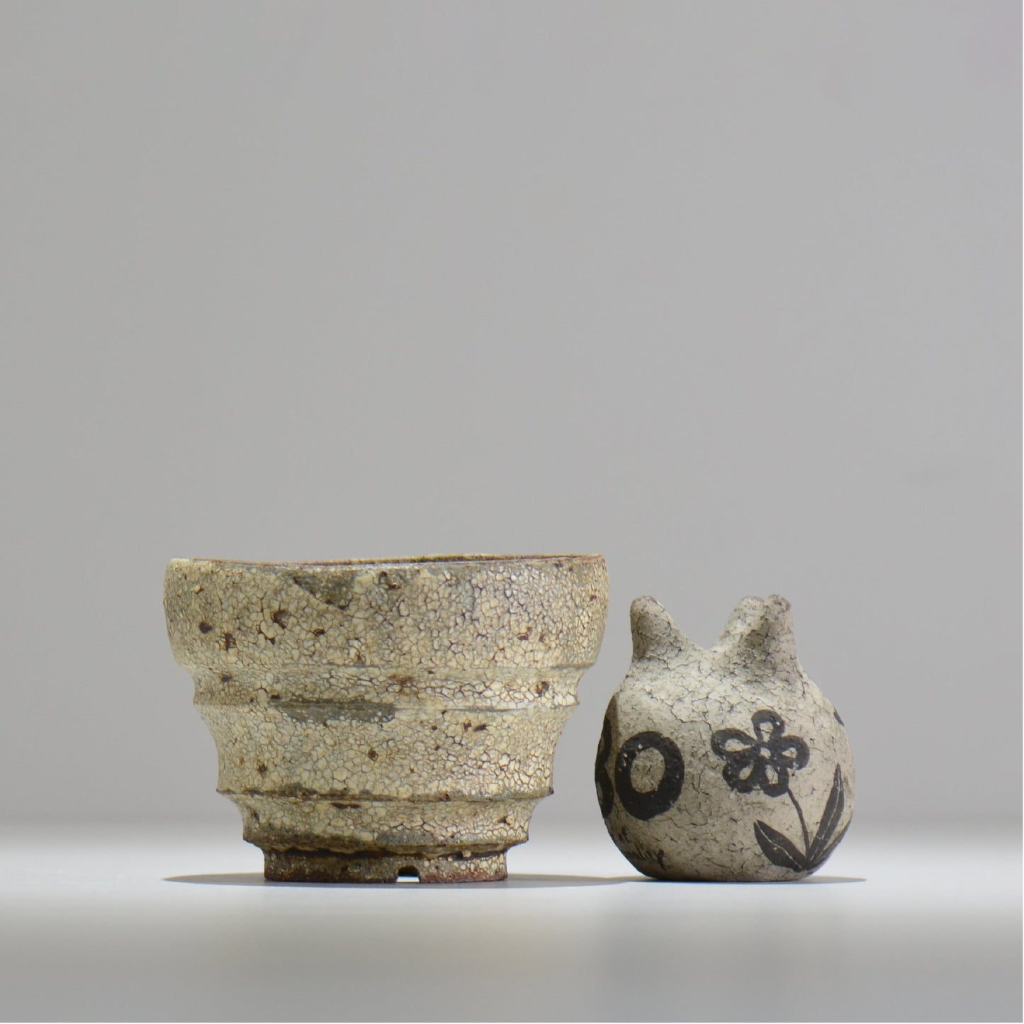 山下太 / ASOBO 罅(ひび)/ 16 / 約 φ12cm / 植木鉢
