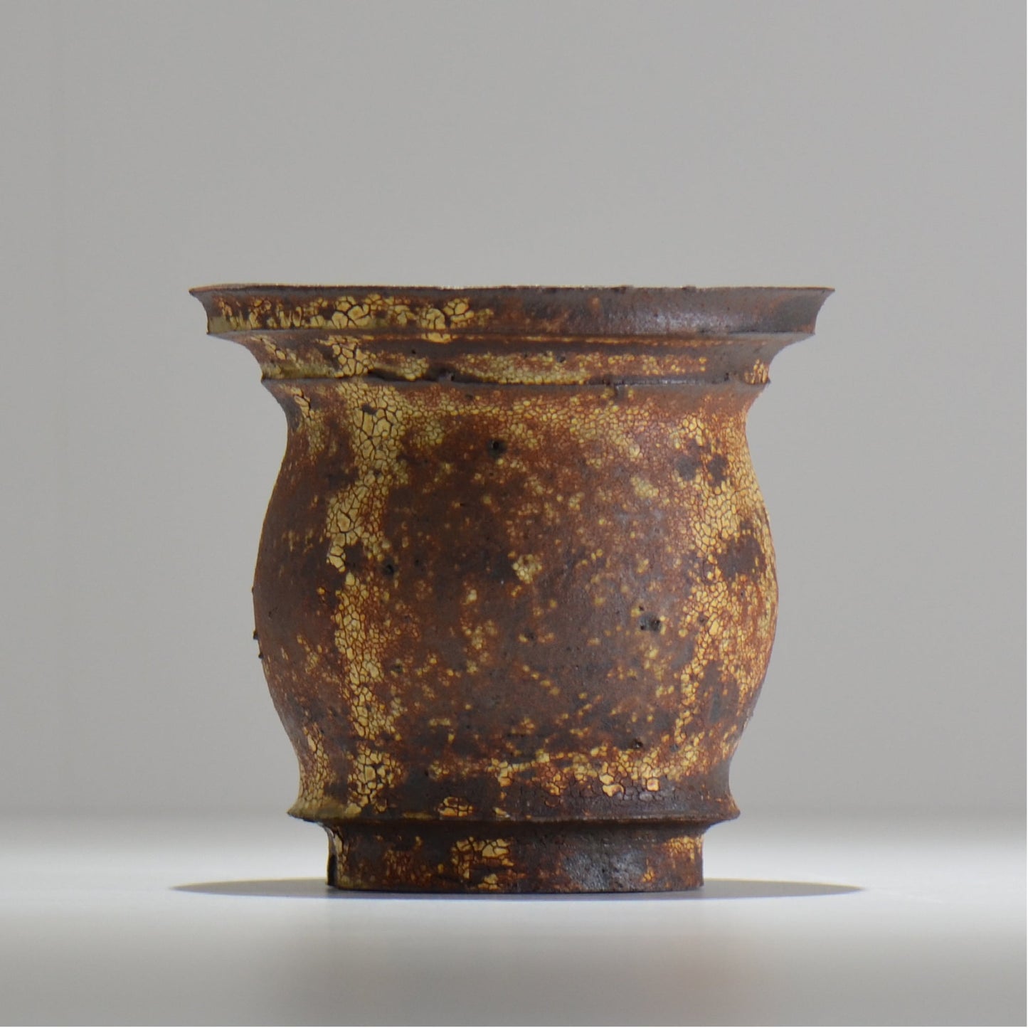 山下太 / ASOBO 罅(ひび)/ 19 / 約 φ14.2cm / 植木鉢