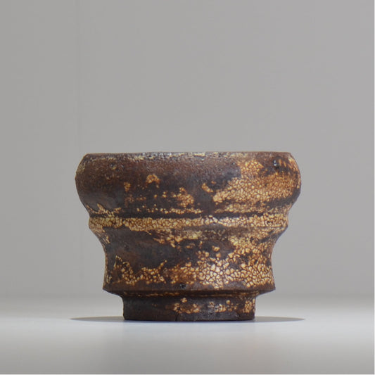 山下太 / ASOBO 罅(ひび)/ 21 / 約 φ10cm / 植木鉢