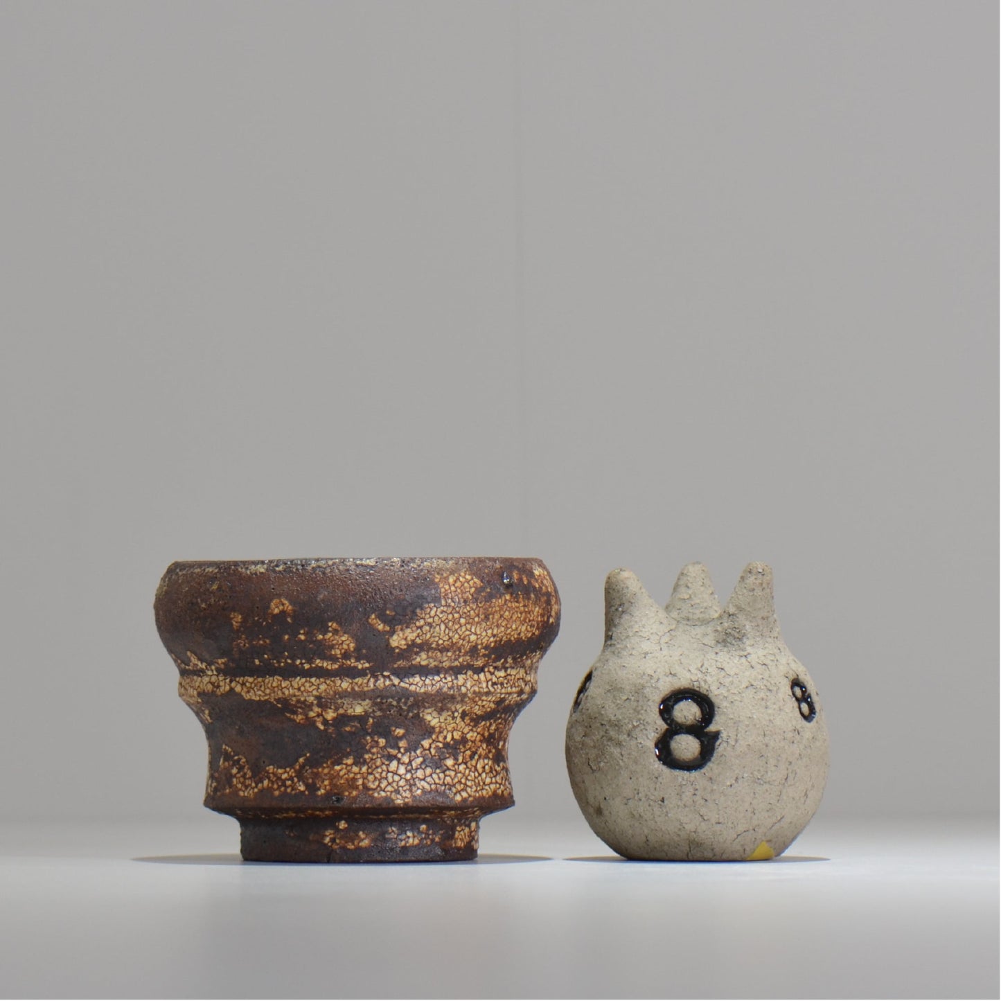 山下太 / ASOBO 罅(ひび)/ 21 / 約 φ10cm / 植木鉢