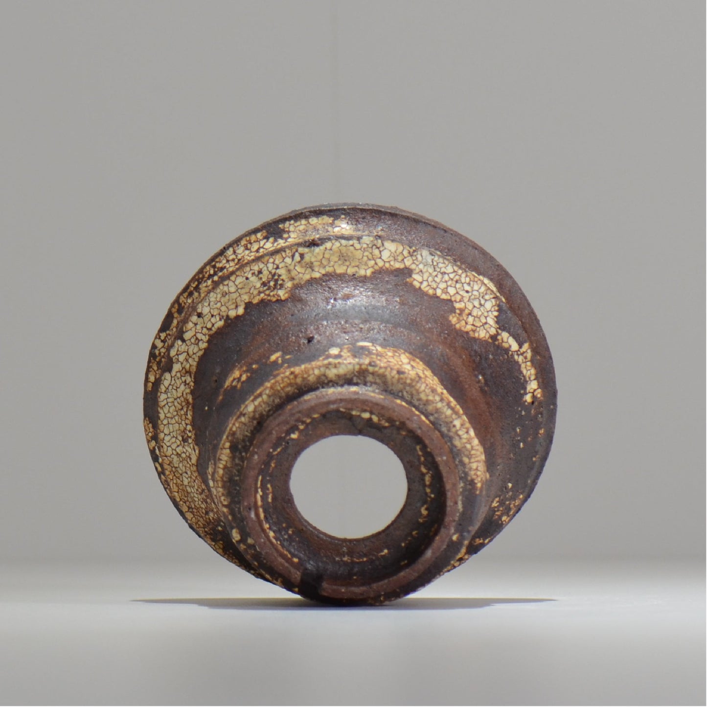 山下太 / ASOBO 罅(ひび)/ 25 / 約 φ12.7cm / 植木鉢