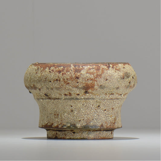 山下太 / ASOBO 罅(ひび)/ 34 / 約 φ12.3cm / 植木鉢