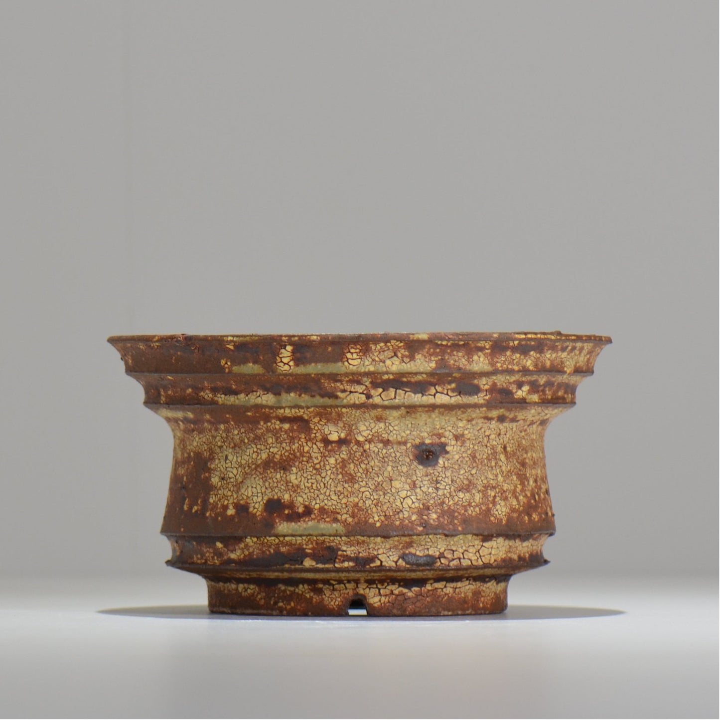 山下太 / ASOBO 罅(ひび)/ 35 / 約 φ17cm / 植木鉢