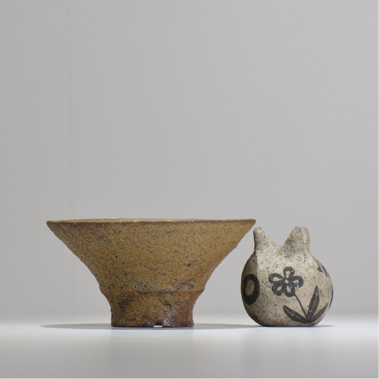 山下太 / ASOBO 罅(ひび)/ 42 / 約 φ17cm / 植木鉢