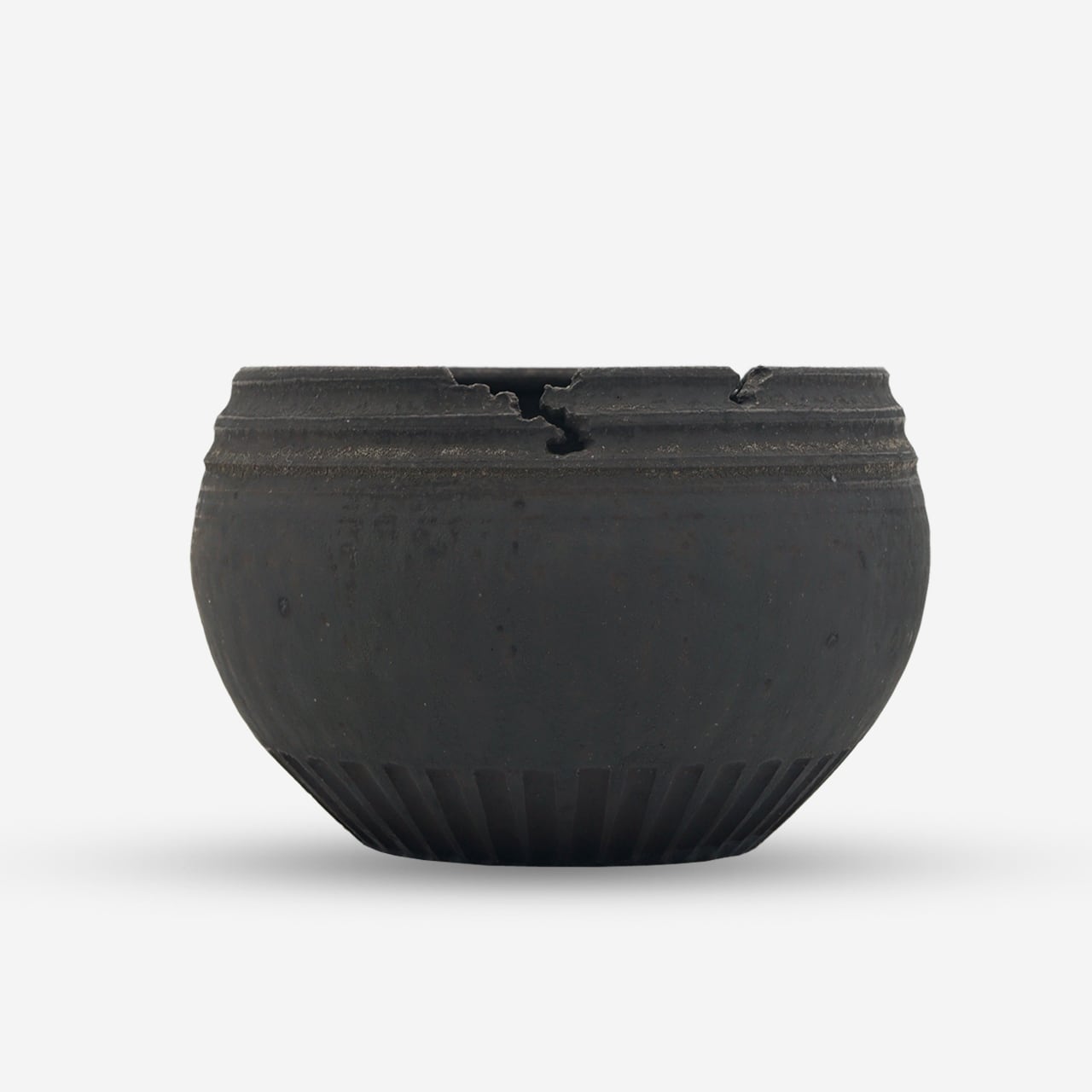 菊地元野 / TEN BLACK MATT - 01/Lサイズ / 約φ15.2cm / 植木鉢
