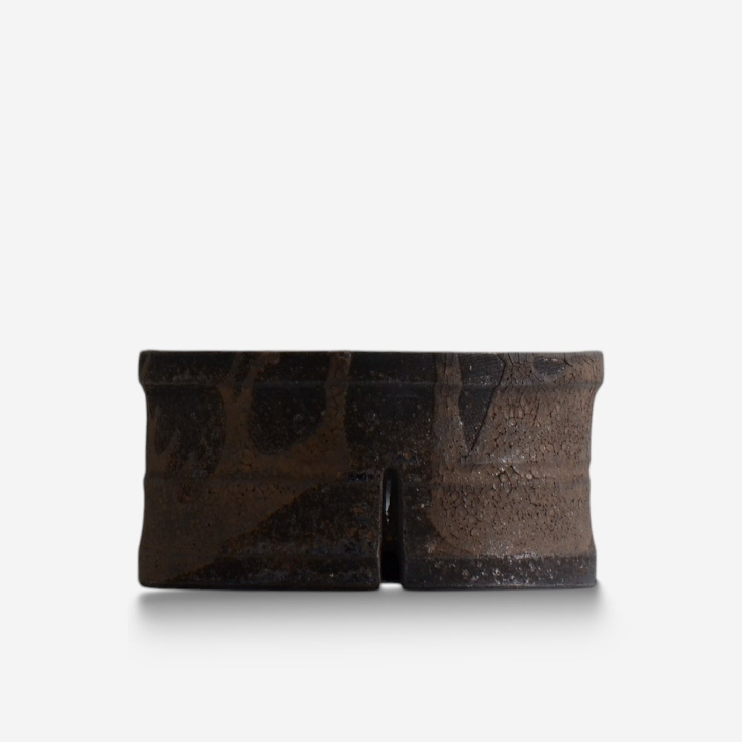 沼野秀章 / black_wrap 14/ 約 φ14.6cm / 植木鉢