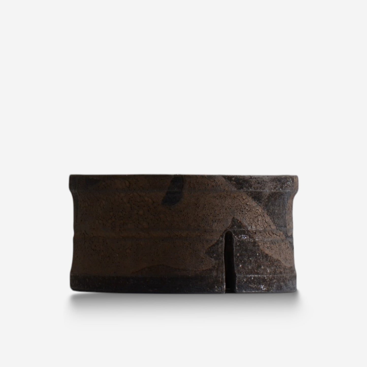 沼野秀章 / black_wrap 14/ 約 φ14.6cm / 植木鉢