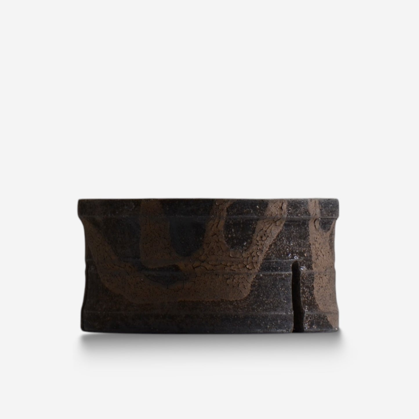 沼野秀章 / black_wrap 14/ 約 φ14.6cm / 植木鉢