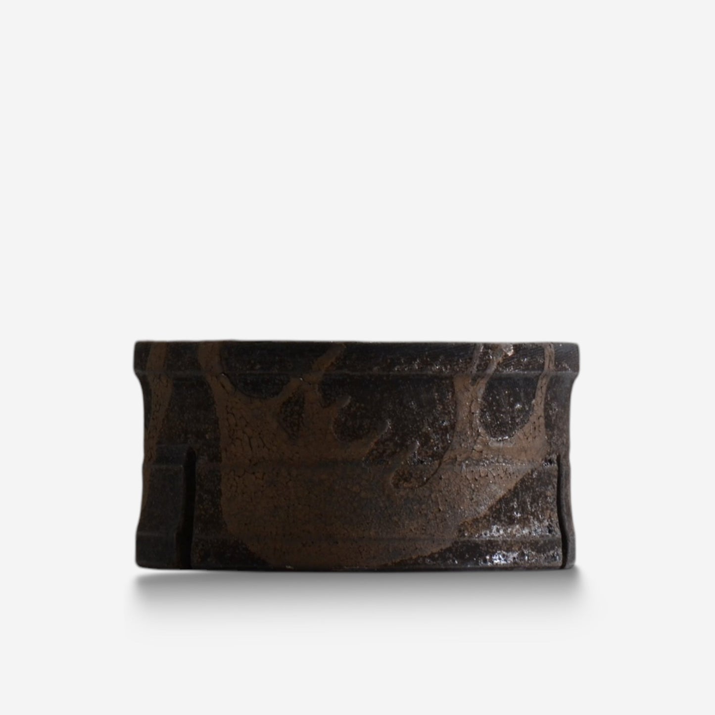 沼野秀章 / black_wrap 14/ 約 φ14.6cm / 植木鉢
