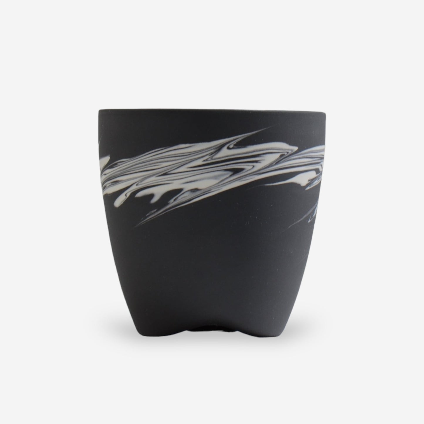 山本真郎 / 黒仙-kokusen007 / 約φ11.5cm / 植木鉢