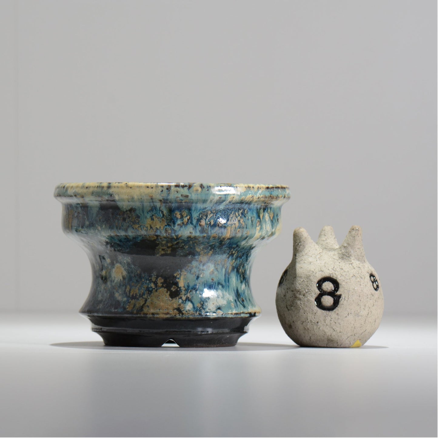 ヒノモトナツミ / 縁-ふち- / cone2_38 /  約 φ16.5cm / 植木鉢