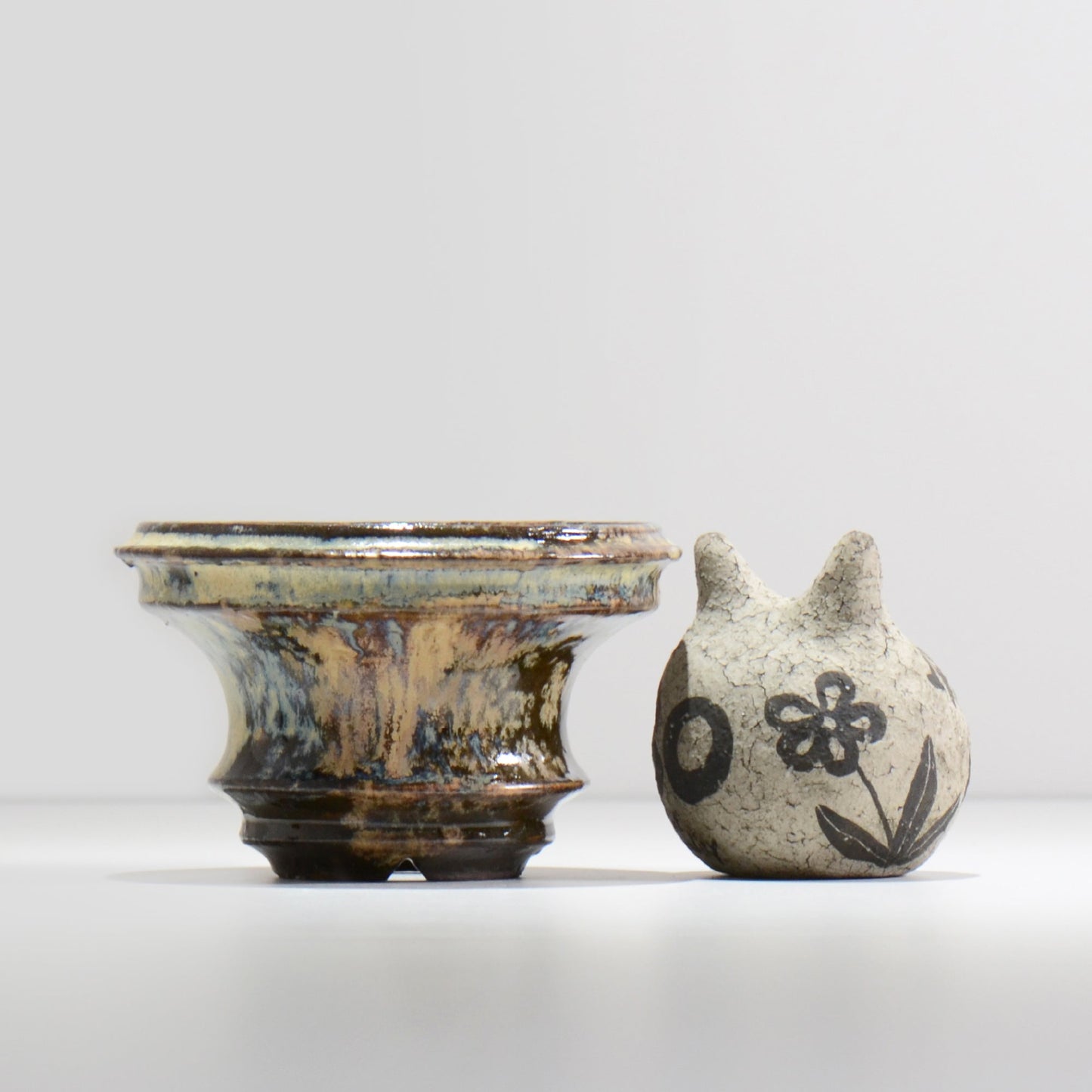 ヒノモトナツミ / 縁-ふち- / cone2_13 /  約 φ12.4cm / 植木鉢