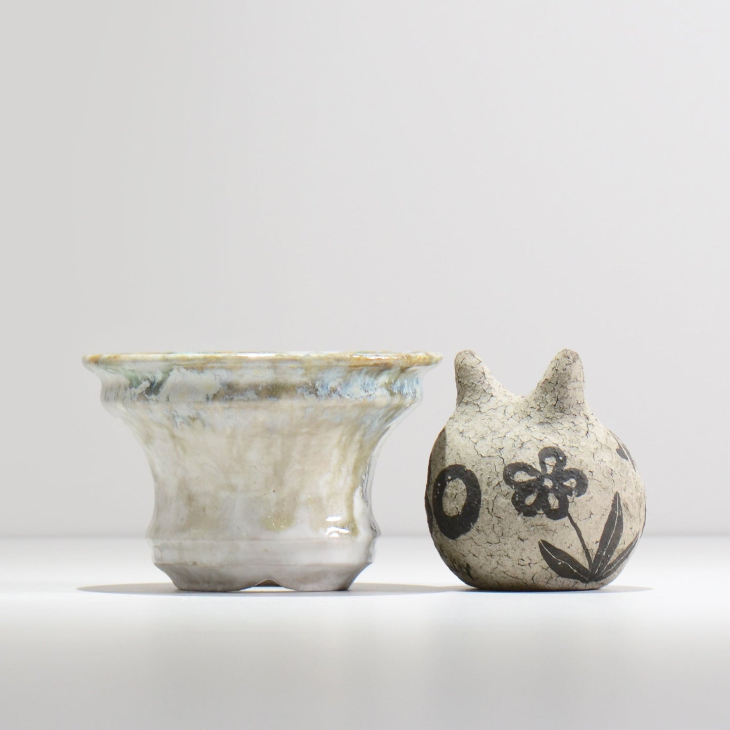 ヒノモトナツミ / 縁-ふち- / cone2_15 /  約 φ12.3cm / 植木鉢