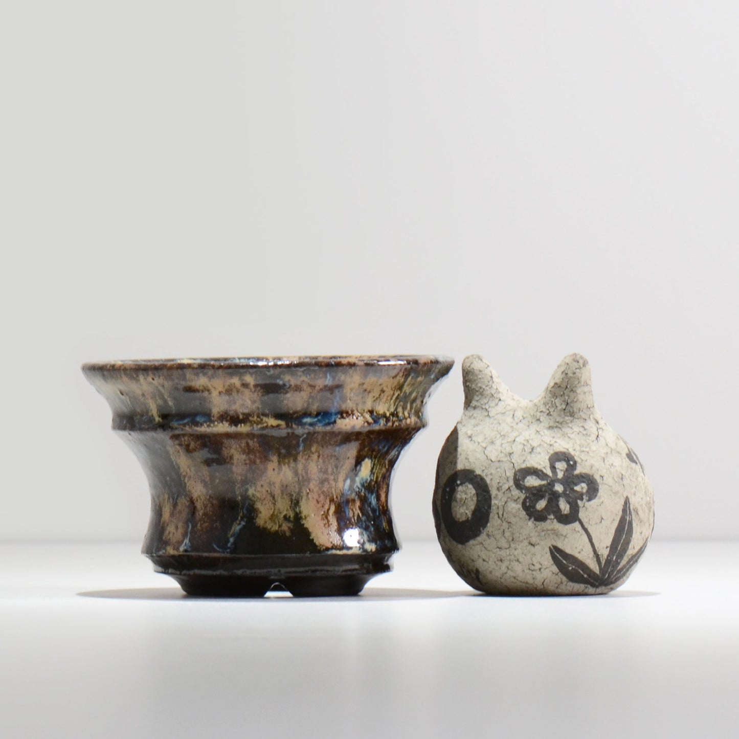 ヒノモトナツミ / 縁-ふち- / cone2_22 /  約 φ12.7cm / 植木鉢