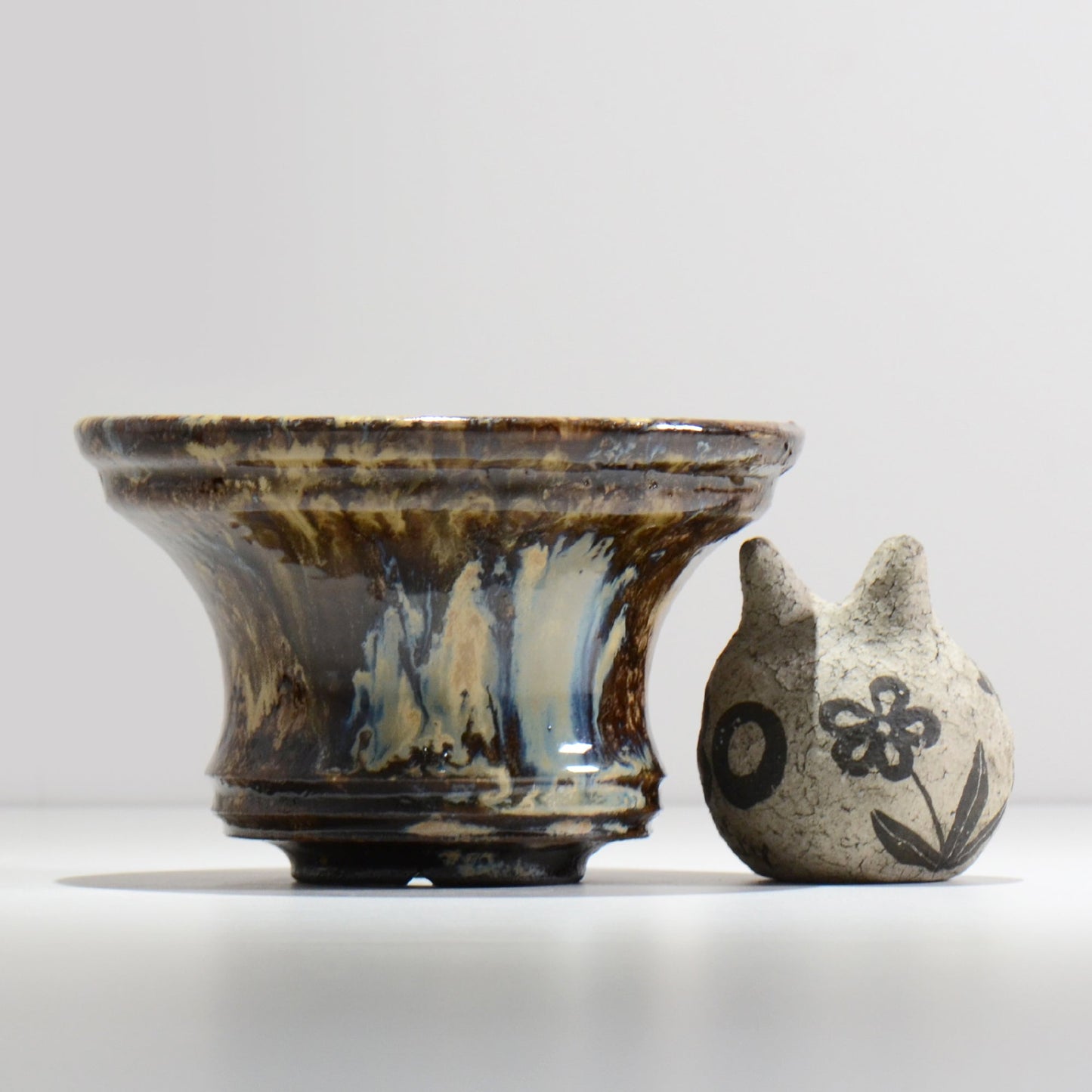 ヒノモトナツミ / 縁-ふち- / cone2_45/ 約 φ17.4cm / 植木鉢
