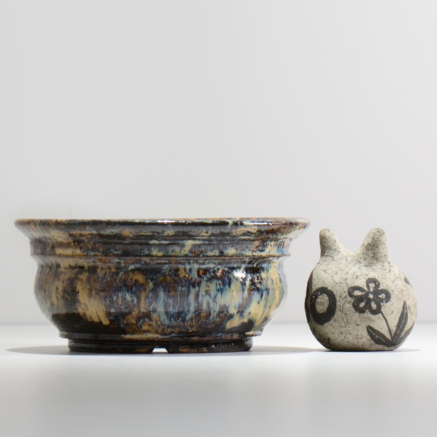 ヒノモトナツミ / 縁-ふち- / cone2_47 /  約 φ20.3cm / 植木鉢