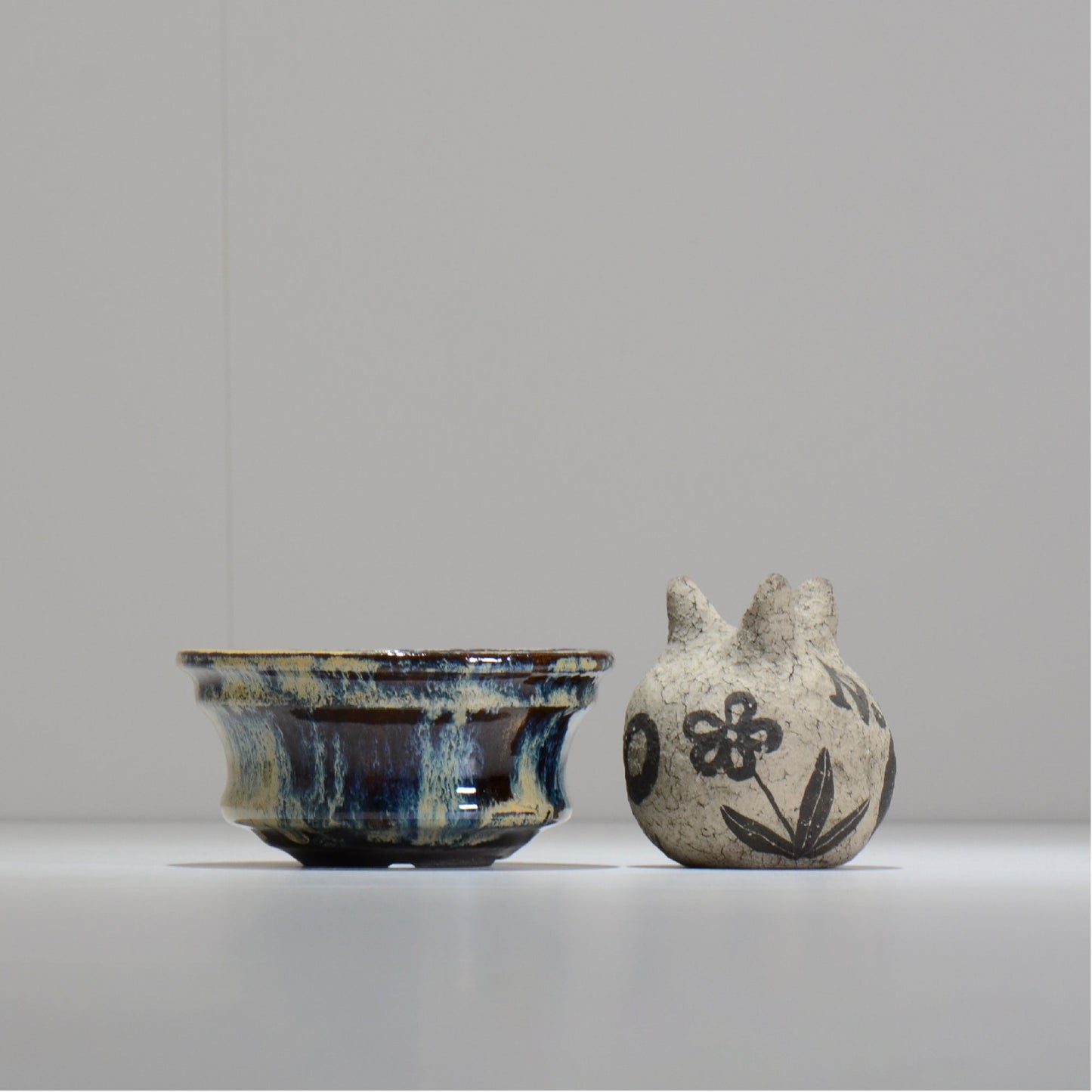 ヒノモトナツミ / 縁-ふち- /cone3_fu25_m/ 約φ12.4cm / 植木鉢