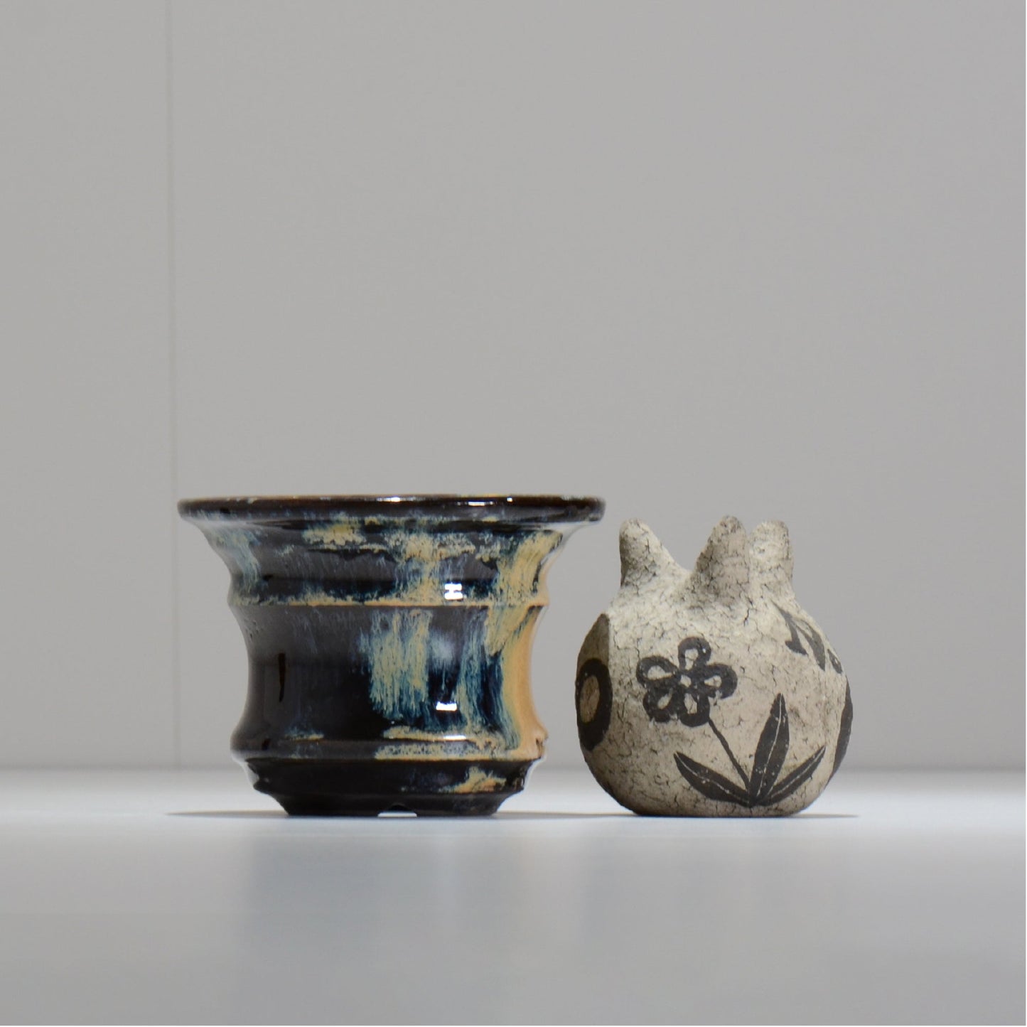 ヒノモトナツミ / 縁-ふち- /cone3_fu27_s/ 約φ11.8cm / 植木鉢