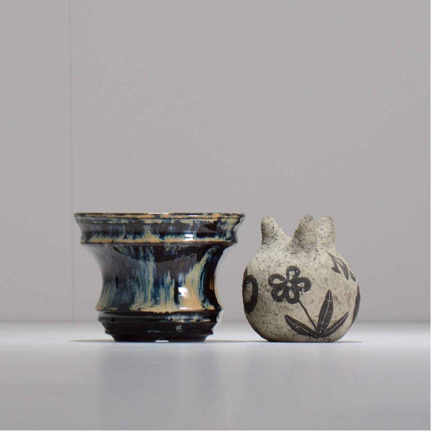 ヒノモトナツミ / 縁-ふち- /cone3_fu28_s/ 約φ11.2cm / 植木鉢