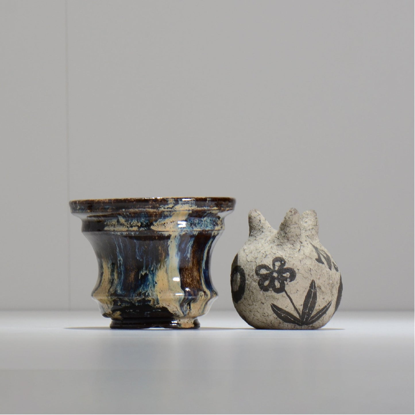 ヒノモトナツミ / 縁-ふち- /cone3_fu31_s/ 約φ11.6cm / 植木鉢