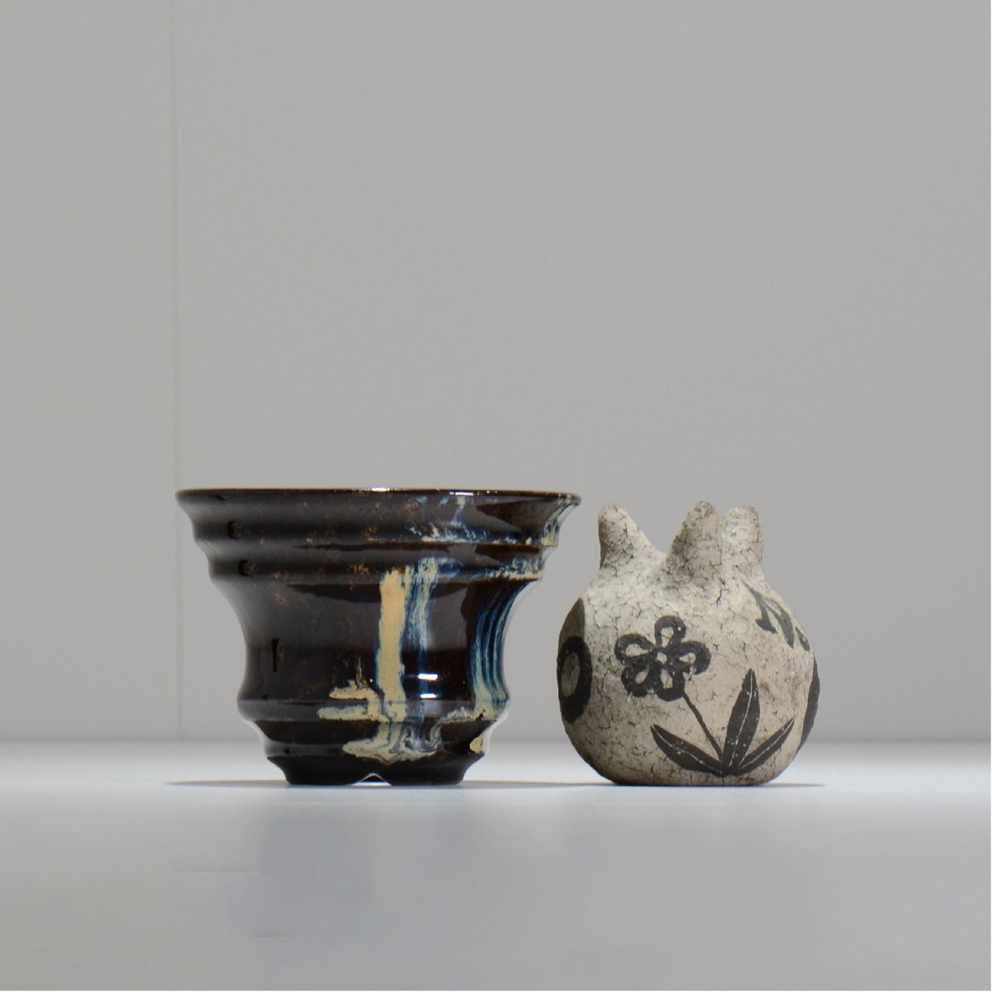 ヒノモトナツミ / 縁-ふち- /cone3_fu37_s/ 約φ11.8cm / 植木鉢